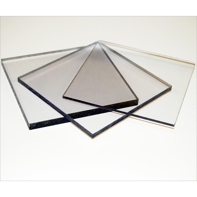 Plaque Plexi Transparent 6x2cm / 2 lignes